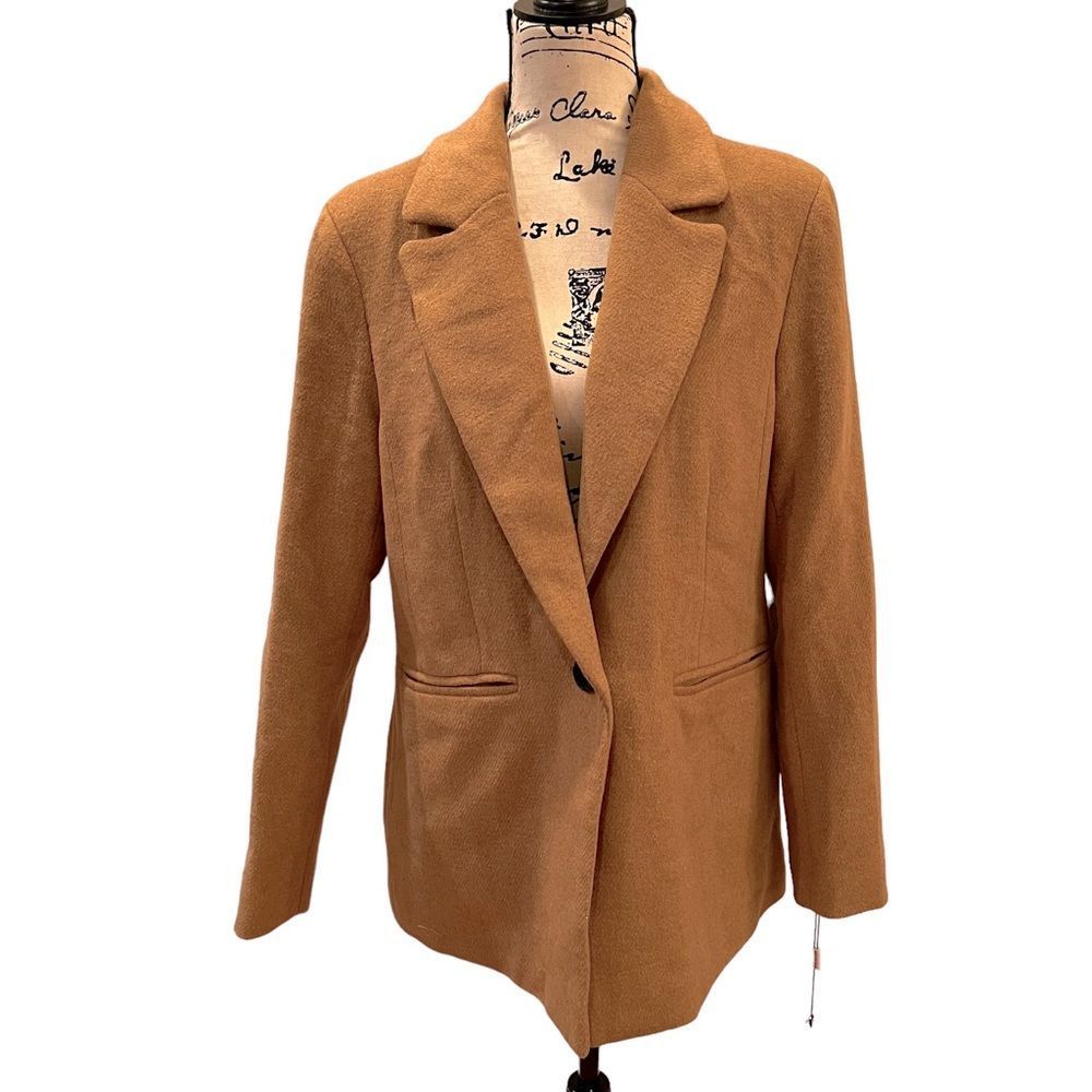 Avec Les filles camel brown jacket blazer medium